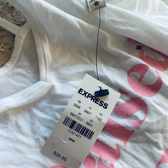 NWT EXPRESS RAISED BY WAVES TANK TOP, M - Picture 4 of 5